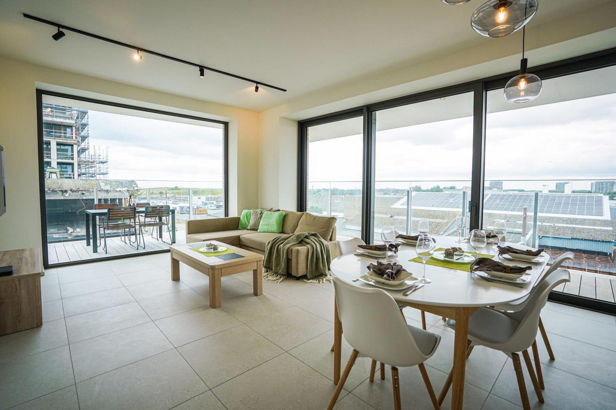 Huswell - Beautiful Apartment With Communal Pool And Gym Oostende Eksteriør billede